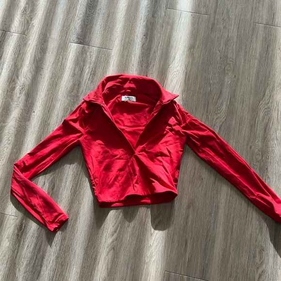 Aritzia Babaton polo contour long sleeve - Picture 4 of 4